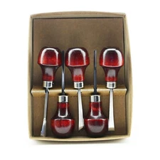 U J Ramelson Basic Beginners Wood Carving Tool Set - 5 High-Quality Gouges an...