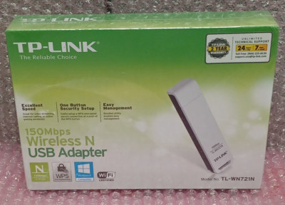 TP-Link TL-WN721N Wireless Adapter New & Sealed