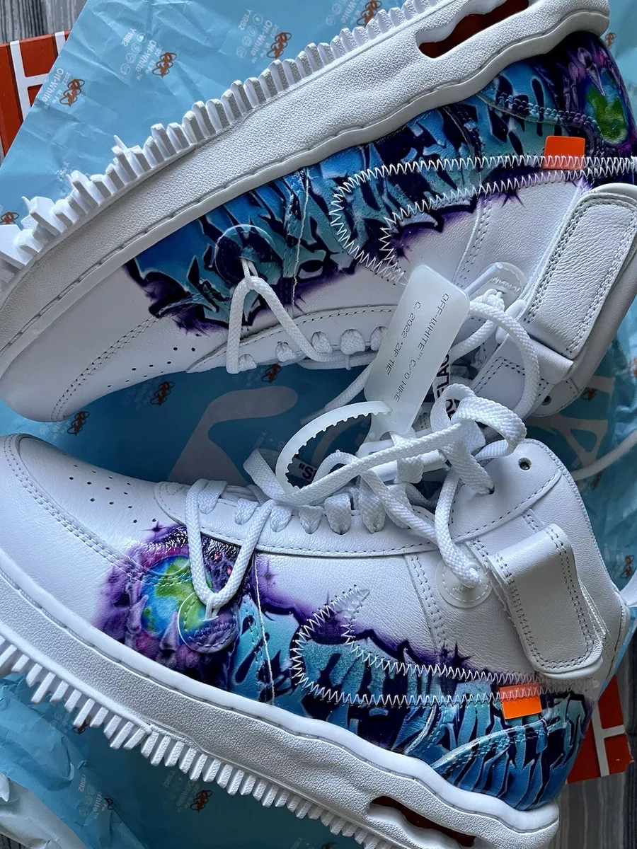 Graffiti' Off-White x Nike Air Force 1 Mids Are Available Now