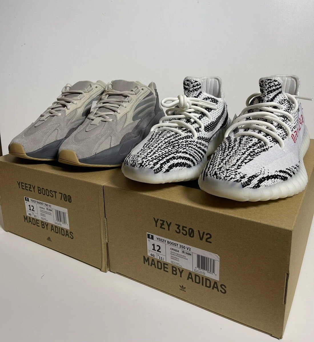 Zebra yeezy 2024 size 12