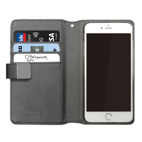 Personalisierte Handyhülle für iPhone 14/13/12/11/Pro/X Foto PU Leder Flip Cover - Bild 6 von 12