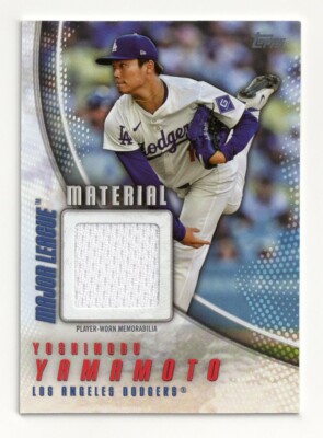その他 TOPPS major league MATERIAL 2025 Topps Major League Materials Jersey #MLMYY Yoshinobu