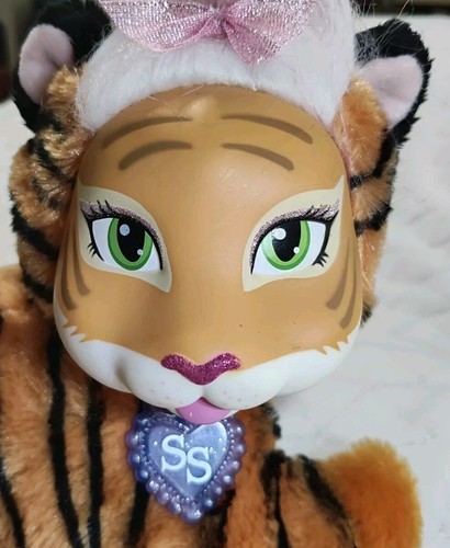 Safari Surprise Tiger Plush Mother orange Cat 3 Baby Cubs Just Play Toy 2016 - Picture 5 of 18