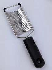 OXO Good Grips CHEESE & VEGETABLE GRATER, Stainless Steel & RUBBERIZED Grips NEW