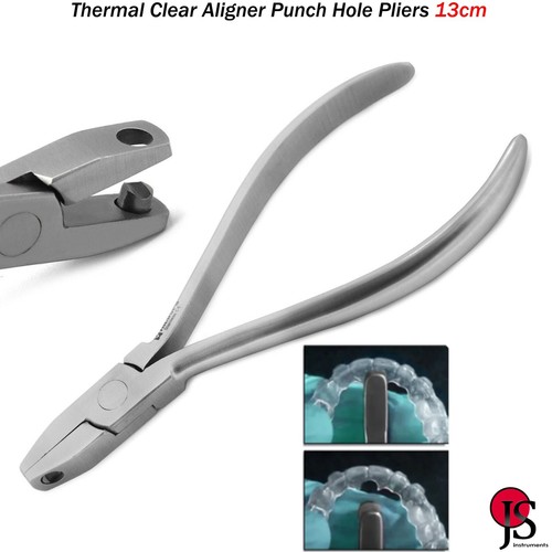 Zahnärztliche kieferorthopädische Halter Aligner Zange klare Klammern unsichtbar Stanzen Thermo - Bild 2 von 7