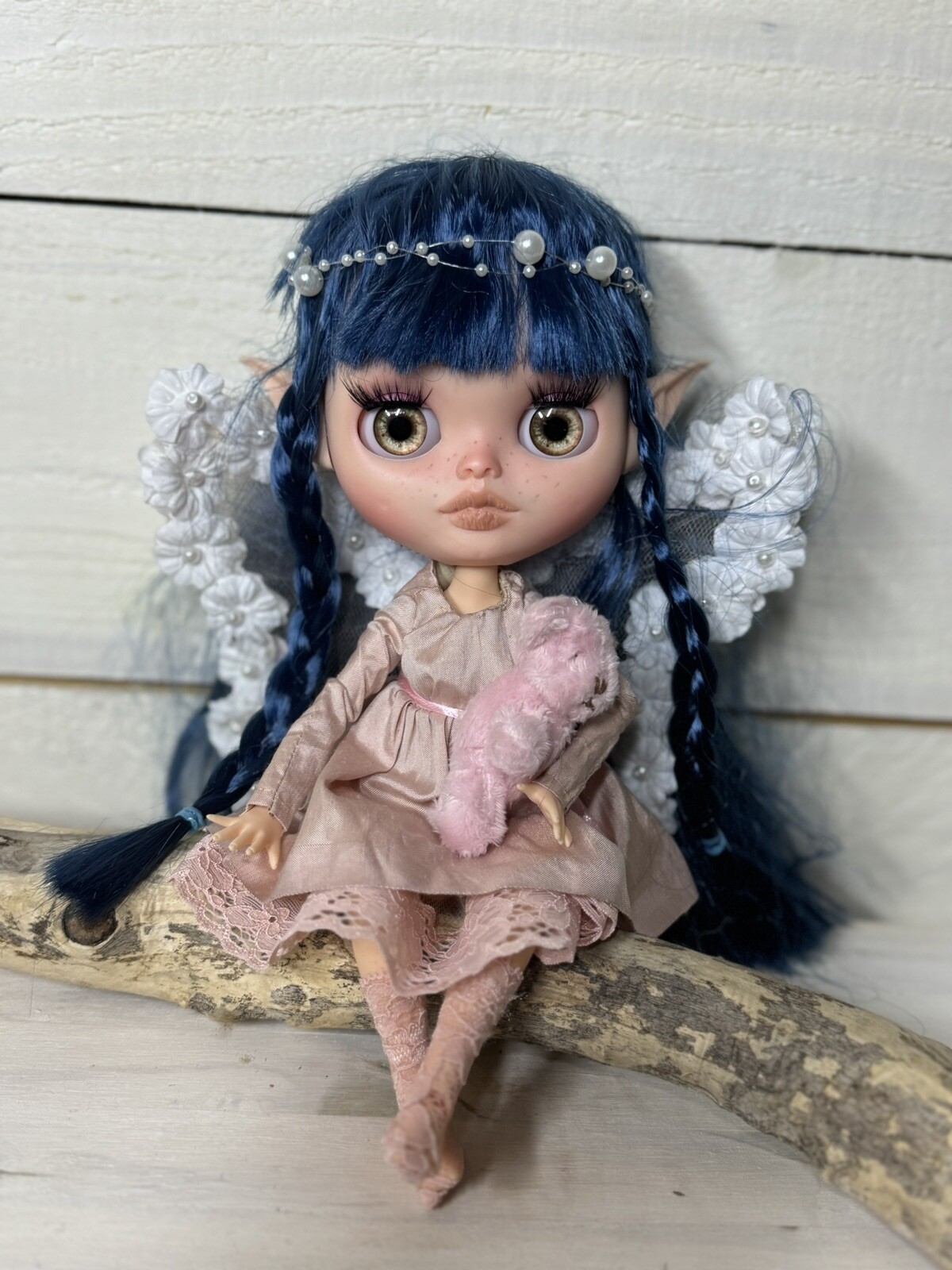 Poupée Blythe de 30 cm articulée avec cheveux soyeux châtains pour collectionneur
