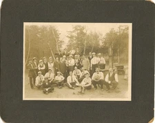 Great photo of men making maple syrup / brew pot belly stove drinkin & smokin