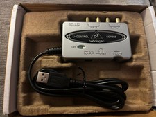 Behringer U-Control UCA202 Silver USB Audio Interface with Digital Output