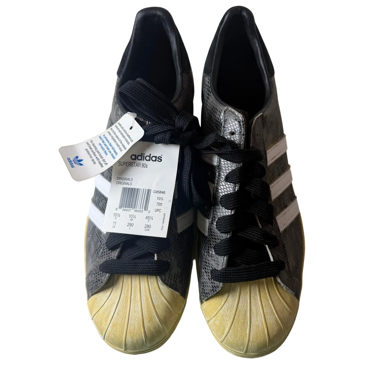 Adidas Superstar 80 Black for sale | eBay