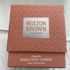 Image of Molton Brown Delicious Gingerlily Single Wick Candle, 180g 