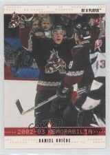2002 ITG Be A Player Memorabilia Ruby Missing Serial Number Daniel Briere 0sf1