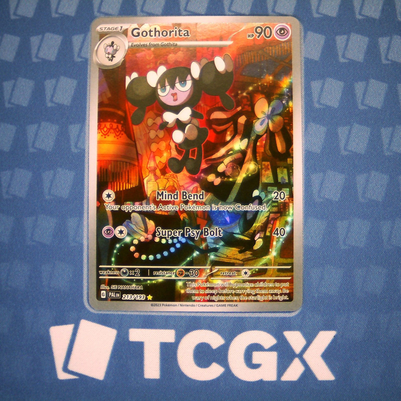 Pokemon - Gothorita - 213/193 - SV02: Paldea Evolved - Holo - Illustration Ra NM