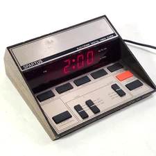 VTG Kidde Spartus Electronic Digital Timer Alarm Clock Solid State 1530-61 Rare