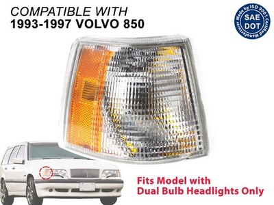 Corner Turn Signal Lights for 1993 - 1997 Volvo 850 Passenger