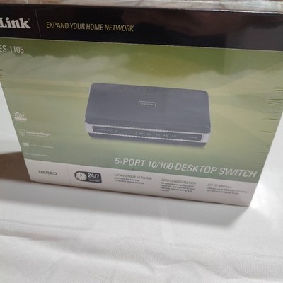 D-Link  DES (DES1105) 5-Ports External Switch