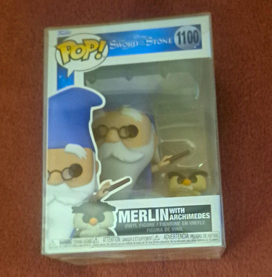 Funko Pop! Disney The Sword in the Stone Vinylfigur Merlin & Archimedes #1100