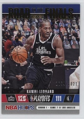 2021 Panini NBA Hoops Road to the Finals First Round /2021 Kawhi Leonard #43 pk8