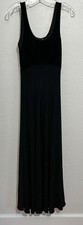 Untagged Sm Black Tank Flowy Witchy Goth Resortwear Babydoll Maxi Capsule Dress
