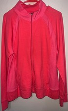Danskin Now Zip-Up Women's Hoodie Pink Tag Missing No Size Superb EUC   