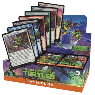 Magic the Gathering: Teenage Mutant Ninja Turtles 4x Common Karten Playset NM