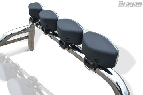 Roll Bar + Tonneau Cover + Oval Spots + Red LEDs To Fit Mitsubishi L200 05 - 15 - Picture 2 of 12