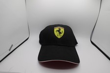 Ferrari Black Scuderia Racing Cap Branded Lon...