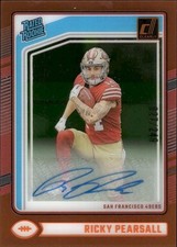 2024 Clearly Donruss #65 Ricky Pearsall Rated Rookie Autographs Orange #/249