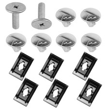 14PCS Lower Engine Cover Pin Screws Splash Shield Clips, Skid Plate Bolts, Rad