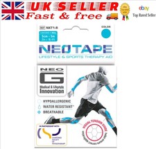 NEO TAPE Lifestyle & Sport Therapy Aid Colour Blue Brand New 01 Roll 5cm x 5m 3.00 per metre