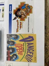 Whomp 'Em (Nintendo 1991) NES COMPLETE CIB In Plastic H-Seam Minty