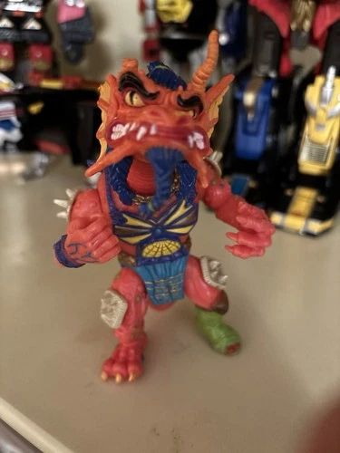 Vintage 1992 Playmates TMNT Teenage Mutant Ninja Turtles Hothead one horn missi