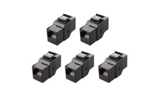 Cable Matters 15 Pack 10Gbps Cat6 Keystone RJ45 Inline Coupler F/F Mix Black/Whi