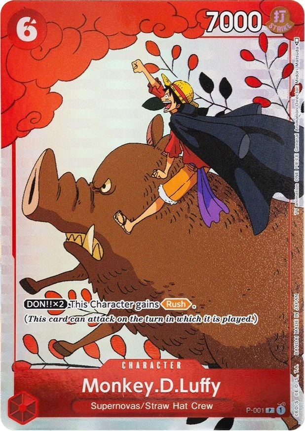 Monkey.D.Luffy (Colección Regalo 2023) (P-001/259) opcop-pr casi nuevo lámina