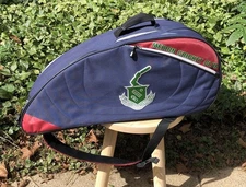 MERION CRICKET CLUB Harrow SQUASH RACQUET BAG 3 Compartments Badminton Tennis