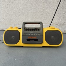 Sony Sports CFS-904 Mega Bass Portable Radio Cassette Recorder READ