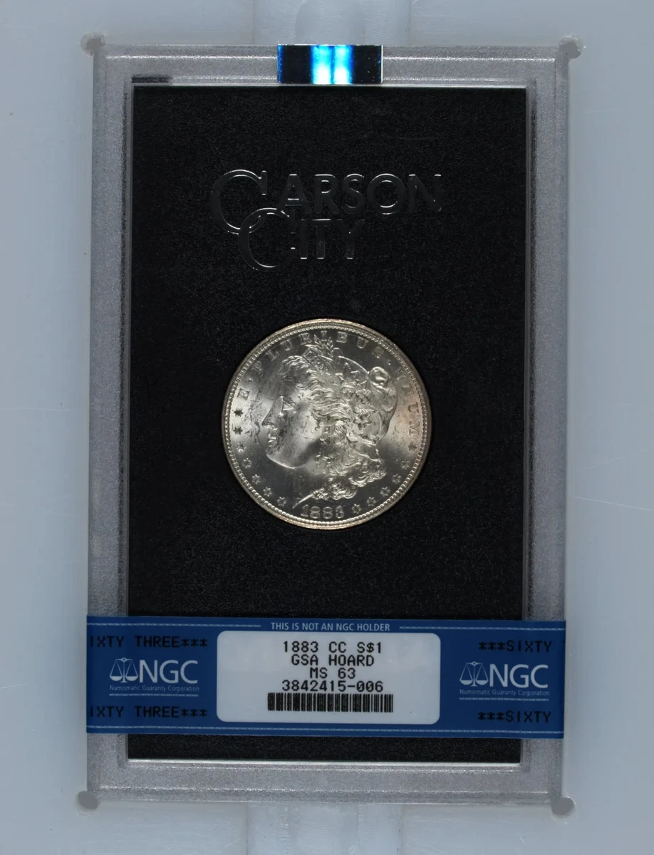 Carson City Grade MS 63 1883 Year Morgan US Dollars (1878-1921