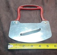 Vintage Cast Iron Handle, Stainless Steel Chopper / Peeler, No Maker's Mark