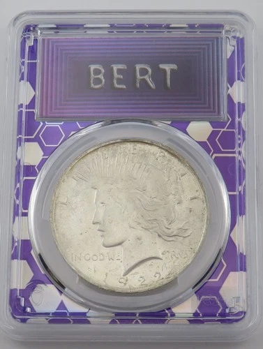 1922 P Peace Dollar - PCGS MS64 Bert Label Purple Core- Cert# 53692578