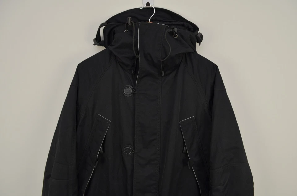 Vintage Armani Jeans Snowboard Black Jacket Mens Size Medium IT50 UK/US 40 - Image 4 of 4