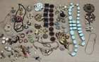 Costume Jewelry Lot Vintage Modern Some Good Some Need Work Rhinestone