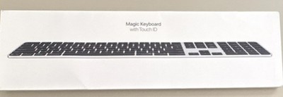 Apple Magic Keyboard with Touch ID, White, English QWERTY (Standard)