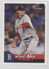 2007 Fleer Kyle Snyder (Bolder Red Sox Logo) #287 0ry1