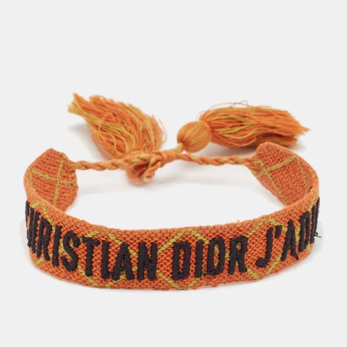 Bracelet amitié tissu tissé Dior J'Adior