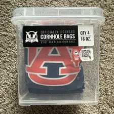 Auburn Tigers Cornhole Bean Bags 4 ACA Regulation Corn Shot Toss Game NCAA