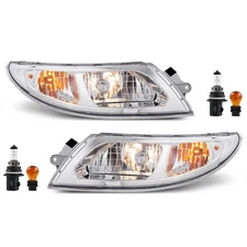 For 2002-2019 International Truck 4100 4200 4300 4400 8500 8600 Headlights Pair
