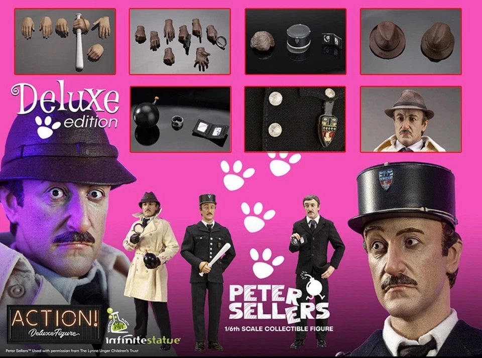 Peter Sellers Deluxe Version 1:6 Pink Panther Inspector Action Figure Complete - Image 2 of 4