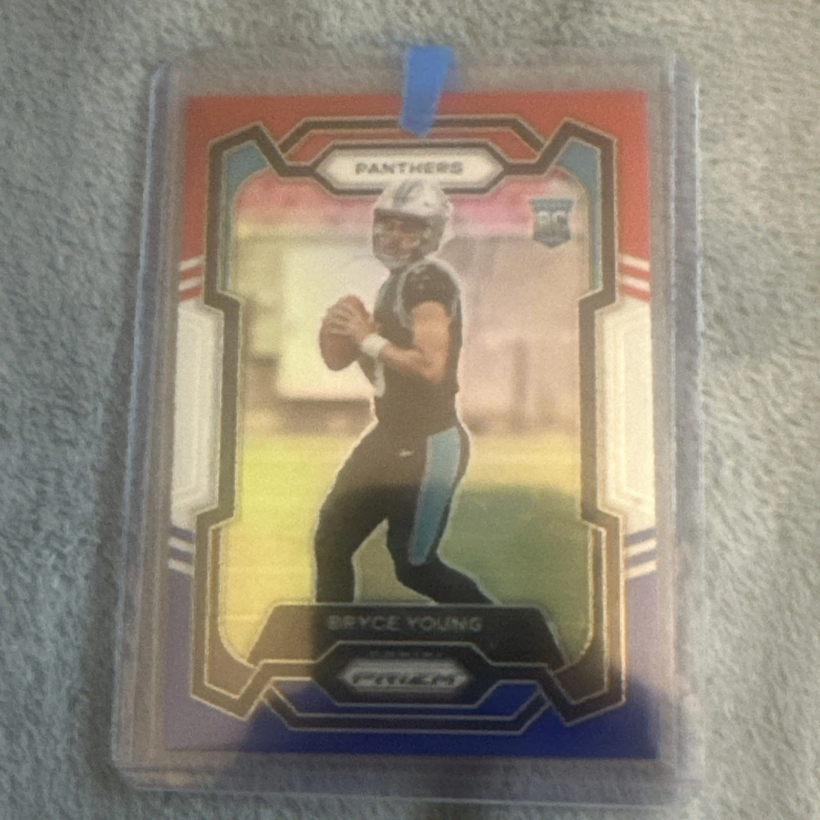Bryce Young RC 2023 Prizm #311 Red White Blue - Carolina, Alabama, Rookie Card