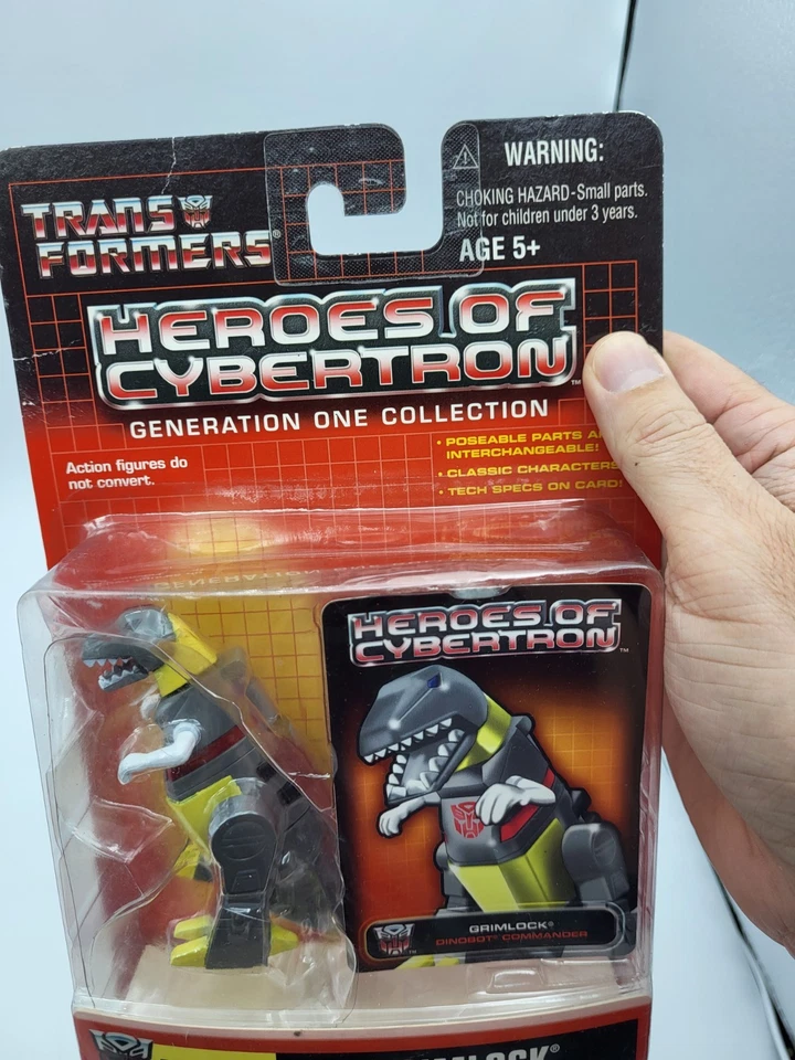 Hasbro TRANSFORMERS Heroes Of Cybertron GEN ONE Collection GRIMLOCK New - Image 3 of 4