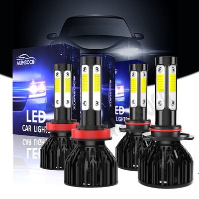 For Nissan Titan PRO-4X Crew Cab Pickup 2017-2021 CSP LED Headlight Hi Low Bulbs