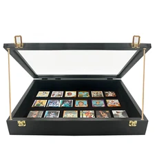 Trade Show Display Case Small Tabletop Display Lockable Baseball Card Display